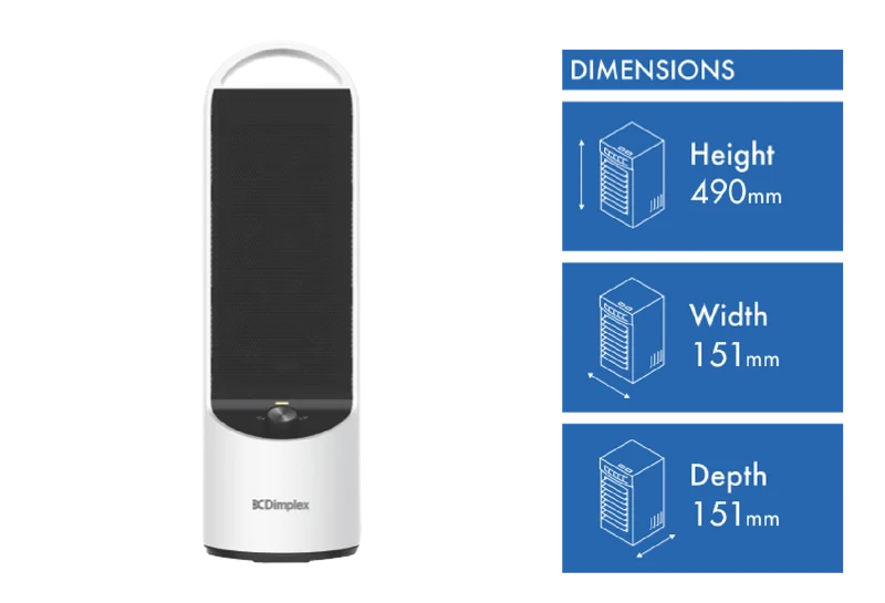 Dimplex 2kW Ceramic Heater with Manual Controls