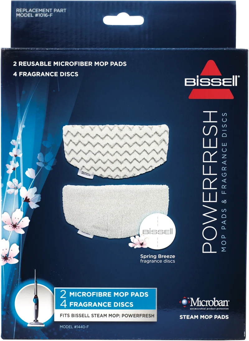 Bissell Powerfresh Replacement 2 Pads 4 discs
