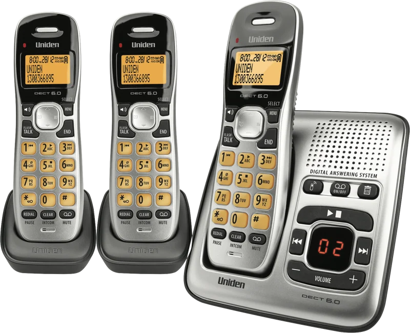 Uniden Cordless 1735 Phone Triple Pack