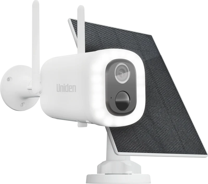 Uniden SoloX 2K Outdoor Bullet Solar Security Spotlight Camera