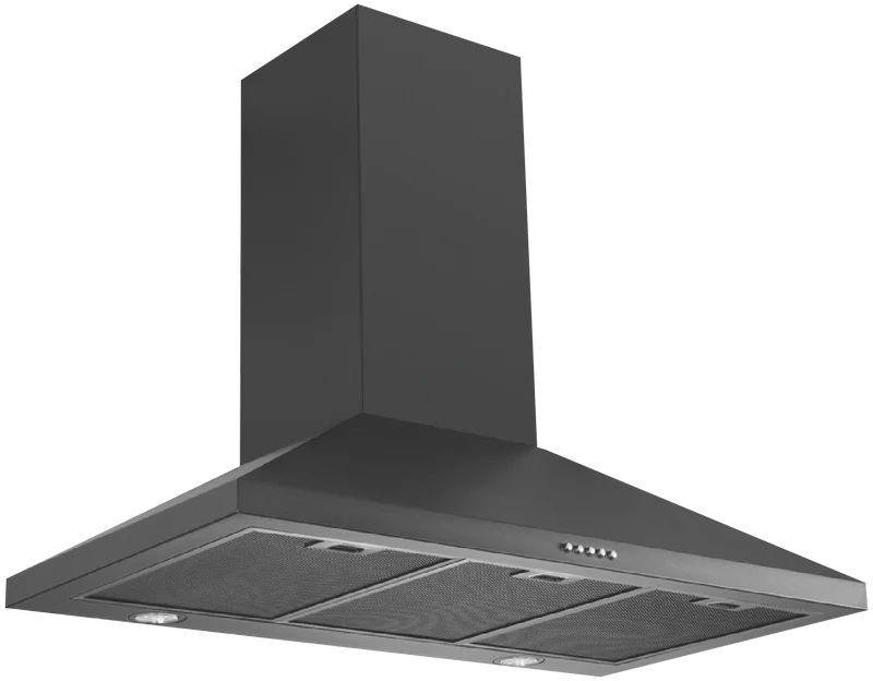 Schweigen 90cm Non-Silent Wall-mount Rangehood, Black