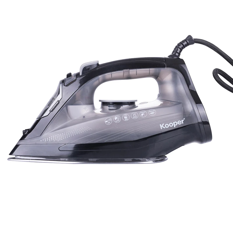 Ferro da Stiro 320ml 2600W Kooper Electra Grigio e Nero