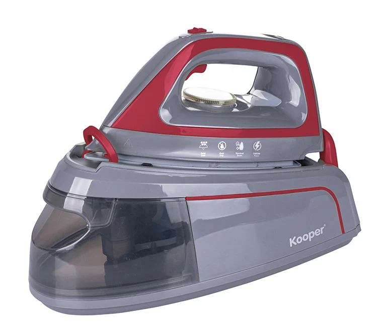 Ferro da Stiro con Caldaia 1,25 Litri 2400W Kooper Rosso