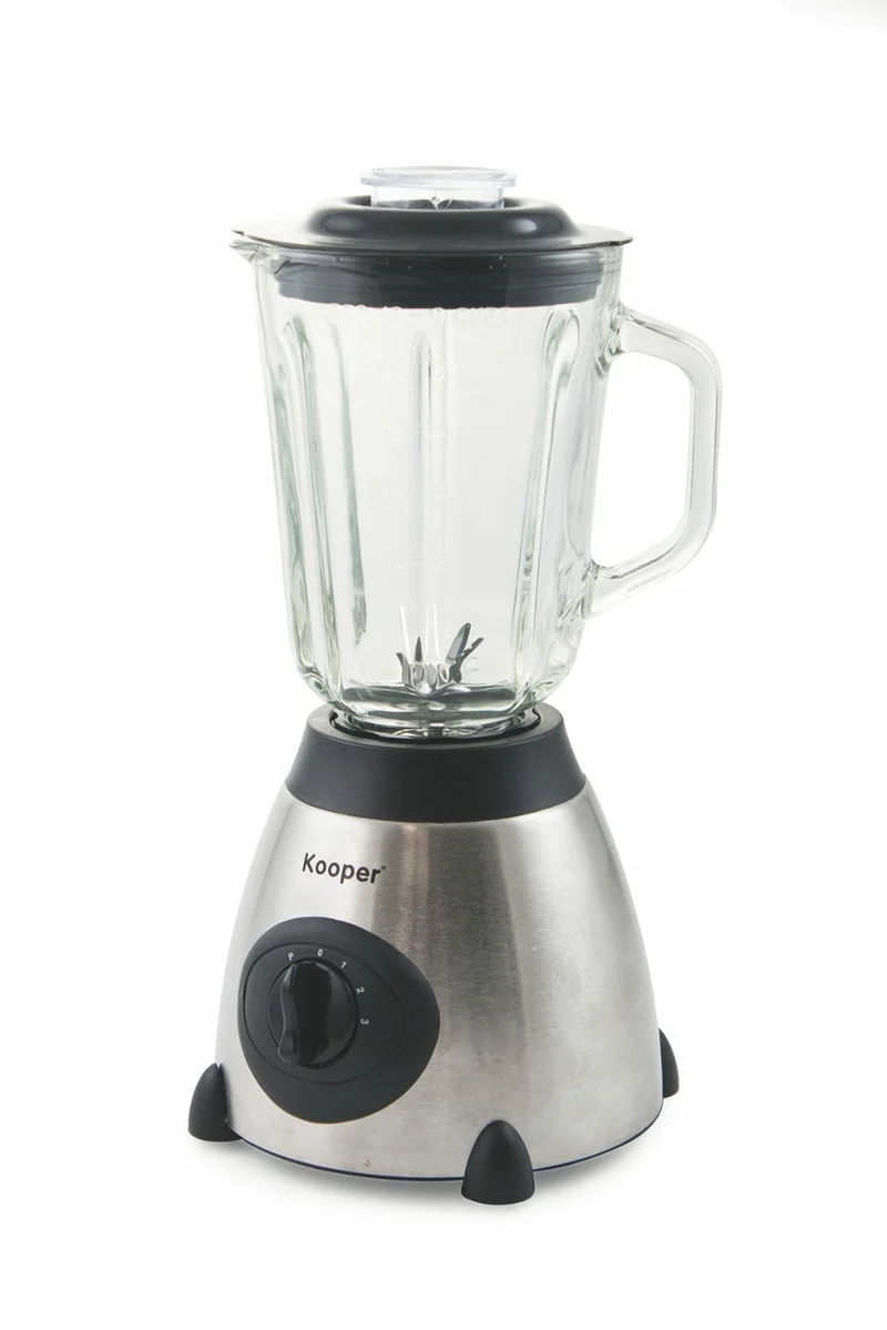 Frullatore Elettrico 850W Bicchiere 1,5 Litri Kooper Trity Nero