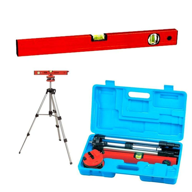 Livella Laser Kinzo 40 cm con Tre Piedi e Valigetta