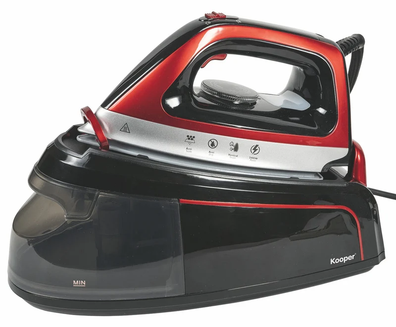 Ferro da Stiro con Caldaia 1,25 Litri 2400W Kooper Skyfall Vapor Rosso