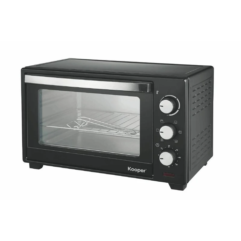 Forno Fornetto Elettrico Ventilato 35 Litri 1600W Kooper Texas 35 Nero