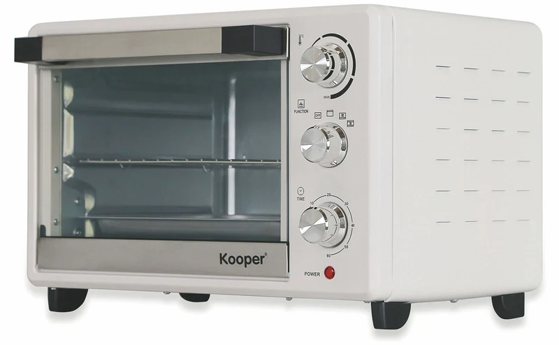 Forno Fornetto Elettrico Ventilato 30 Litri 1380W Kooper Arizona 30 Bianco