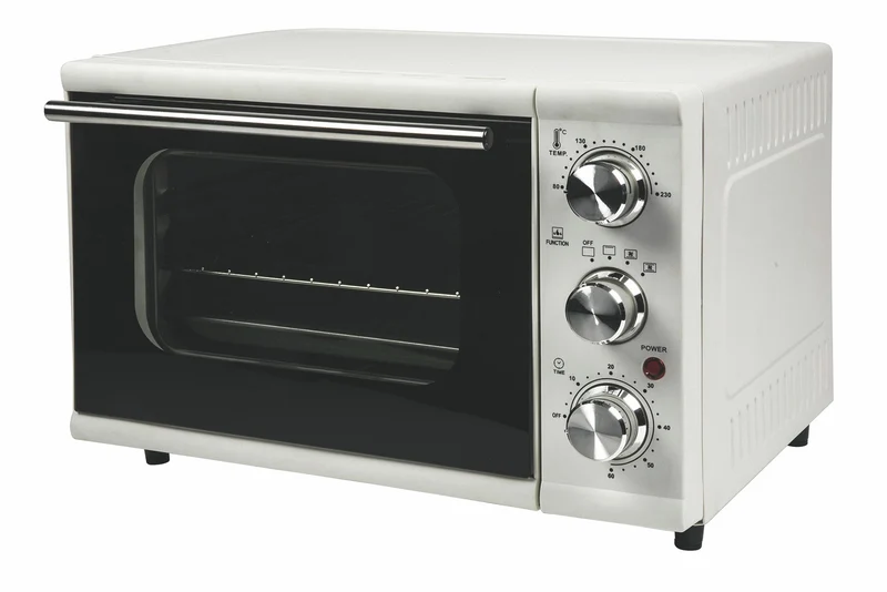 Forno Elettrico Ventilato 24 Litri 1300W con Vetro Kooper Great Stone